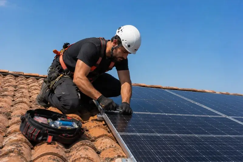 Maintenance et monitoring de panneaux solaires à Lezennes