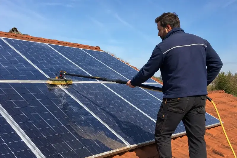 Nettoyage et entretien de panneaux solaires à Lezennes